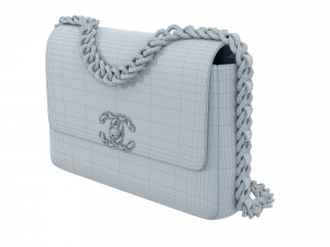 19 Bag White 3D Модель