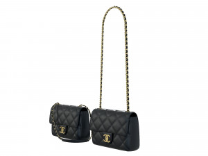 Bag Small Flap Black Modèle 3D