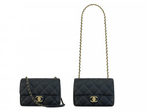 Bag Small Flap Black Modèle 3D