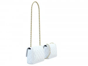 Bag Small Flap White 3D Model