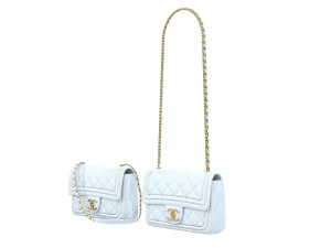 Bag Small Flap White 3D Model