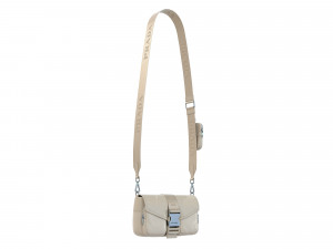 Pocket nylon and brushed leather bag 3D Модель