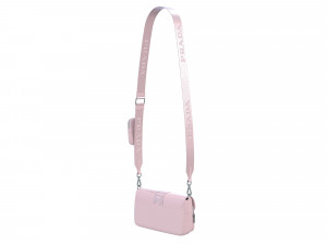 Pocket nylon and brushed leather bag 3D Модель