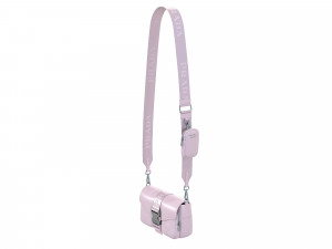 Pocket nylon and brushed leather bag 3D Модель