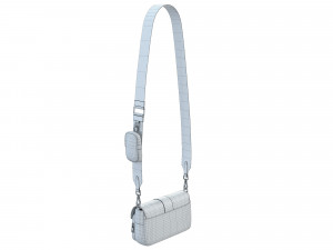 Pocket nylon and brushed leather bag 3D Модель