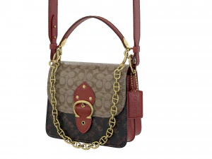 Beat Bag Brown Signature Canvas 3D Model