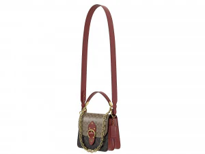 Beat Bag Brown Signature Canvas 3D Model
