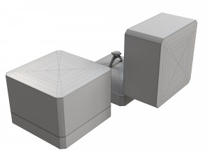 Ring with Red Box 3D Model