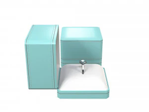 Ring with Tiffany Box 3D Model