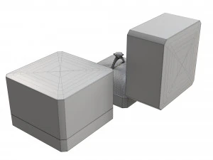 Ring with Tiffany Box 3D Model