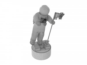 MTV Video Music Award Moonman Statuette 3D Модель