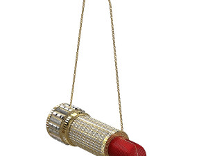 Lipstick Purse Clutch Bag Modelo 3D