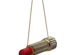 Lipstick Purse Clutch Bag Modelo 3D