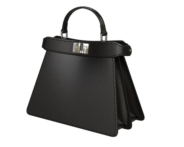 Peekaboo Bag Black 3D Model .c4d .max .obj .3ds .fbx .stl .blend 