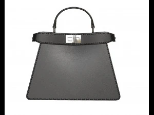 Peekaboo Bag Black 3D Model