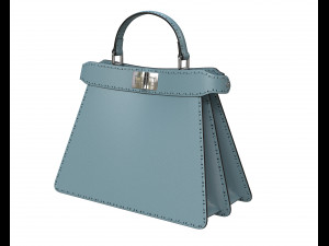 Peekaboo Bag Blue Modello 3D