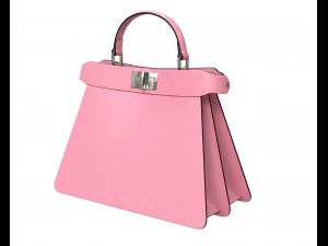 Peekaboo Bag Pink 3D Model