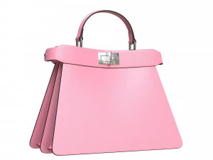 Peekaboo Bag Pink 3D Model