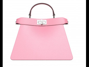 Peekaboo Bag Pink 3D 模型
