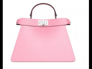 Peekaboo Bag Pink 3D Model