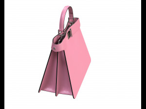 Peekaboo Bag Pink 3D 模型