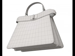 Peekaboo Bag Pink 3D Model