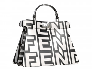 Peekaboo Bag White Logo Modello 3D