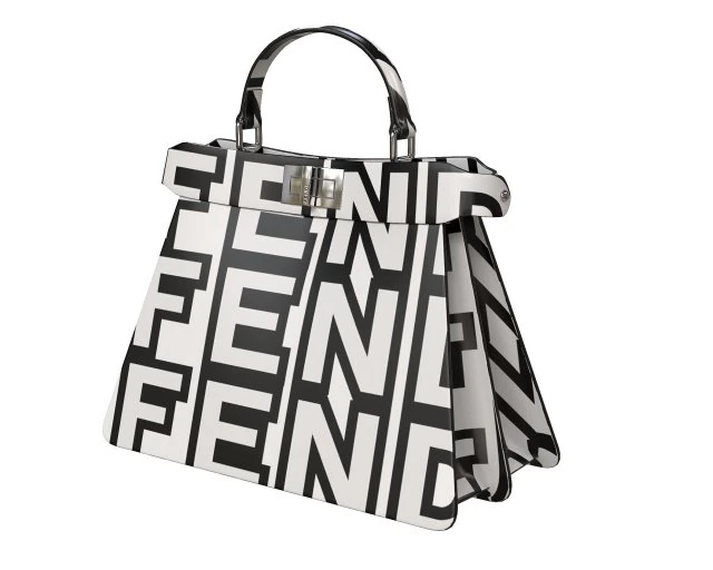 Peekaboo Bag White Logo 3D Model .c4d .max .obj .3ds .fbx .stl .blend 