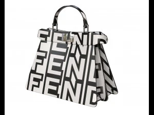 Peekaboo Bag White Logo 3D Model