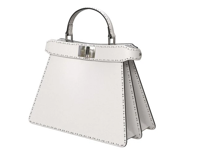 Peekaboo Bag White 3D Model .c4d .max .obj .3ds .fbx .stl .blend