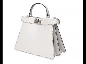 Peekaboo Tasche Wei&szlig; 3D Modell