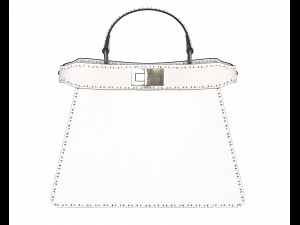 Peekaboo Bag White 3D Model