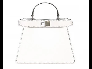Peekaboo Bag White 3D Model