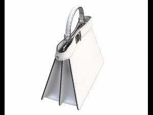 Peekaboo Bag White 3D Model