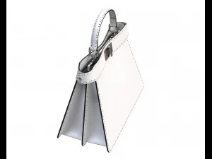 Peekaboo Bag White 3D Model