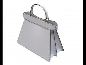 Peekaboo Bag White 3D Model
