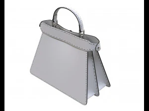Peekaboo Bag White 3D Model