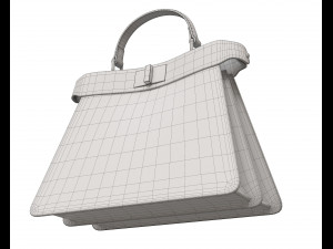 Peekaboo Bag White 3D Model