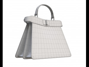 Peekaboo Bag White 3D Model