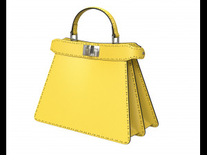 Peekaboo Bag Yellow 3D Model