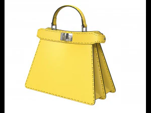 Bolso Peekaboo Amarillo Modelo 3D