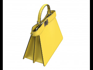 Peekaboo Bag Yellow 3Dモデル