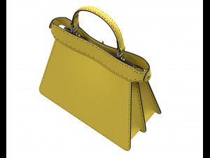 Peekaboo Bag Yellow 3Dモデル