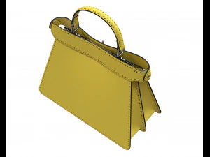 Peekaboo Bag Yellow 3D Model