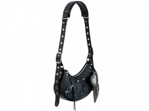 Le Cagole Shoulder Bag Black Crocodile 3D 模型