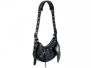 Le Cagole Shoulder Bag Black Crocodile 3D Model