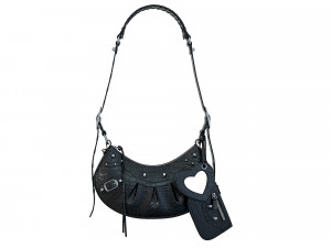 Le Cagole Shoulder Bag Black Crocodile 3D 模型