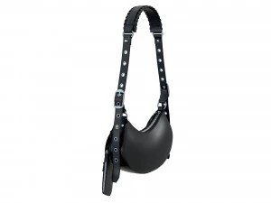 Le Cagole Shoulder Bag Black Leather 3D Model