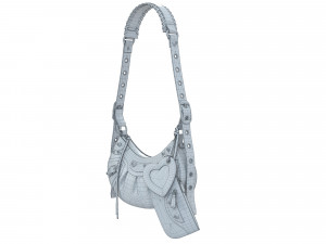 Le Cagole Shoulder Bag Black Leather 3D Модель