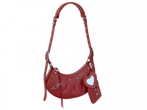 Balenciaga Le Cagole Shoulder Bag Red Leather 3D Model